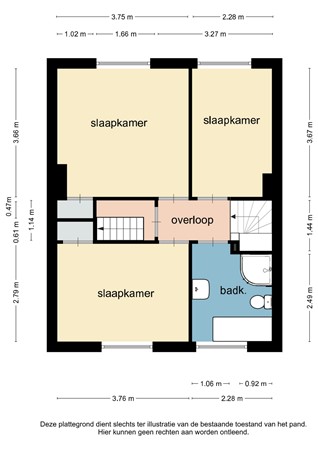Floorplan - Hertogstraat 64, 6441 HD Brunssum